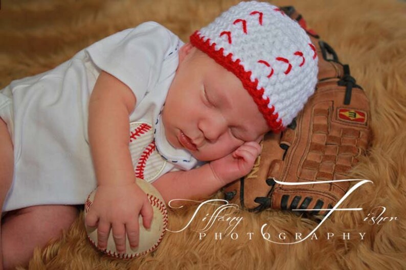 Sale Baby Baseball Hat Newborn Photography Prop Beanie Sizes Etsy