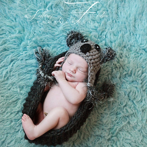 Baby Koala Hat Etsy