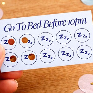 2026 Goal Punch Cards | Customisable | Editable | Downloadable | Habit Tracker Cards