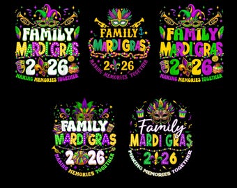 Pacchetto PNG per il Martedì Grasso in famiglia 2026, PNG per la famiglia del Martedì Grasso, PNG per le vacanze in famiglia a New Orleans, Louisiana, PNG per le vacanze in famiglia del Martedì Grasso, PNG per la crociera in famiglia del Martedì Grasso
