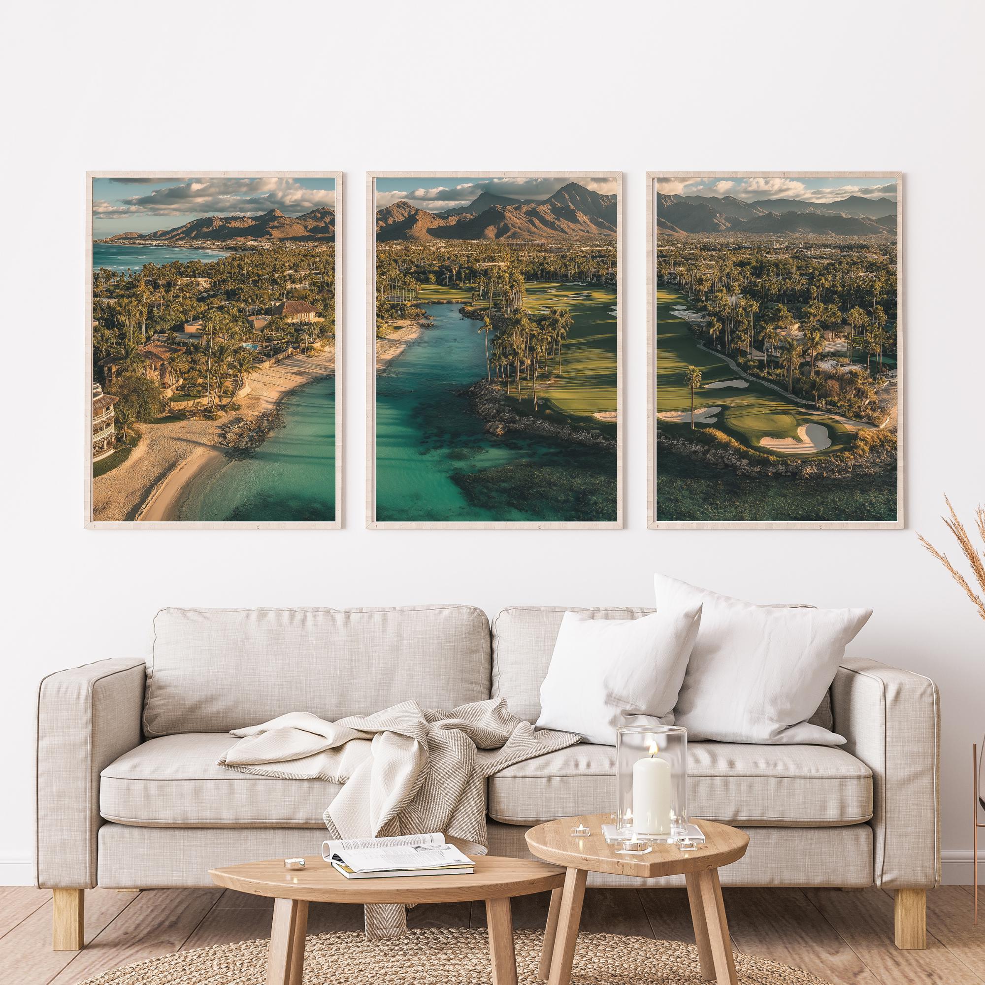 Golf Triptych - Etsy