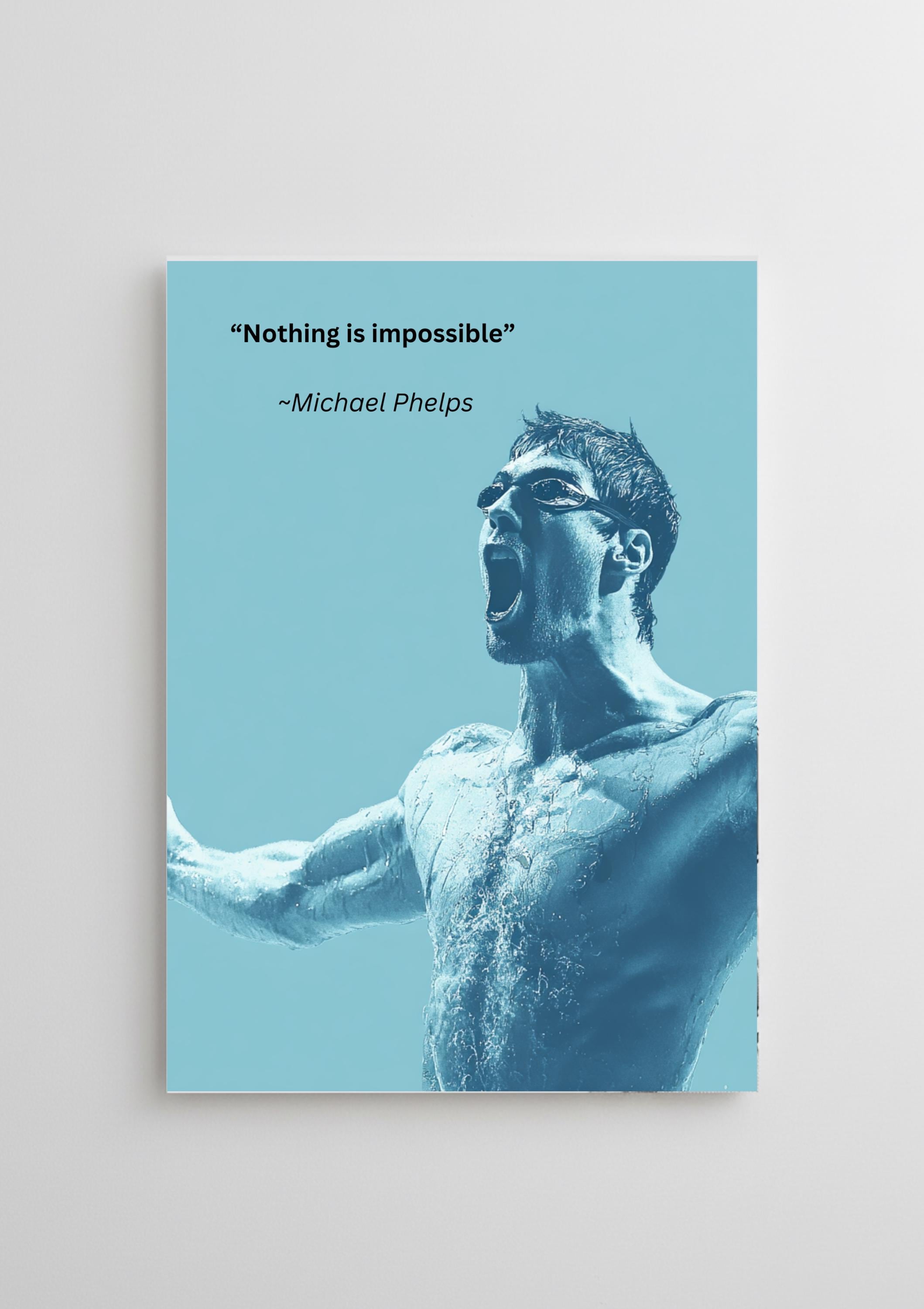 Michael Phelps サイン入りポスター 【公式通販】