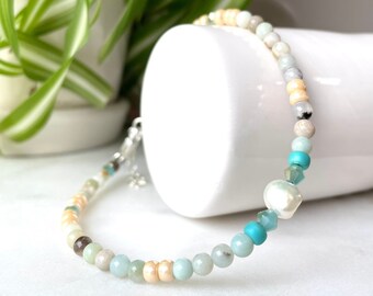 Pearl Anklet for Women Neutral Gemstone