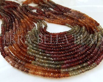 Details about / Yellow Tourmaline micro faceted rondelle beads 2.5mm 13 inch