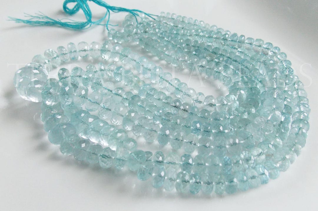 A++ Multi Watermelon Tourmaline Faceted Round Gemstone Beaded Bracelets 6-8'' EB