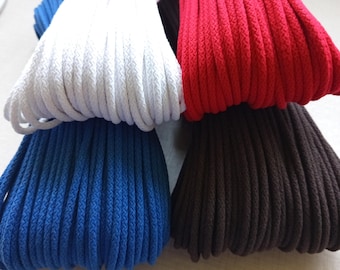 Cotton Cord Set 5mm | 2×100m + 2×50m Mix | Stiff Sewing Cord for Bags, Baskets & Decor | Save More with the Set | Free Shipping
