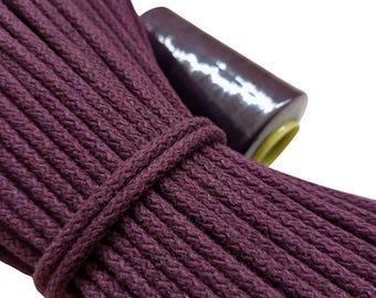 5mm Cotton Cord with Polyester Core | Stiff Sewing Cords with Matching Color Threads — 5,000 Yards Included, 100m, 50m Option Available