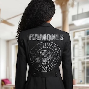 Ramones Black Women's Suit Jacket