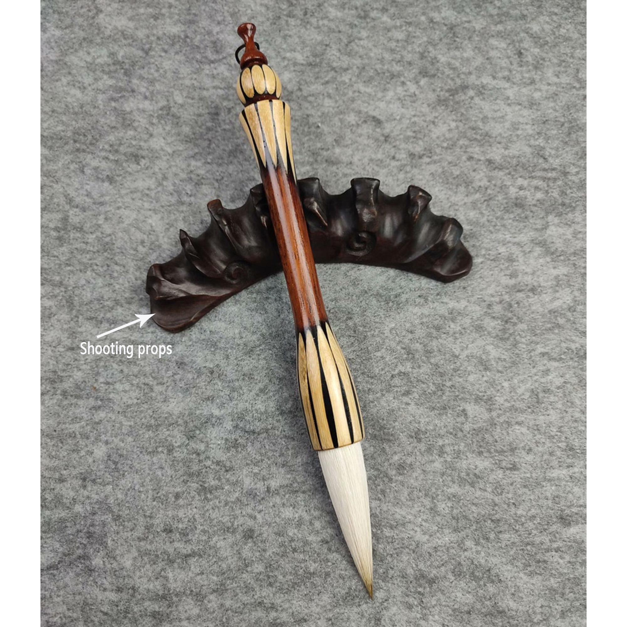 COHEALI Set Calligrafia Pennello per Scrvire Bastoncino d'Inchiostro Pietra d'Inchiostro Kit Portatile per Studenti Artisti Scrittura Sumi Compatto