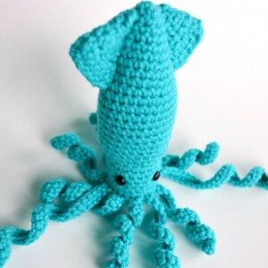 Amigurumi Sparkling Squid Crochet PDF Pattern image 5