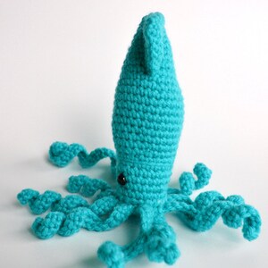 Amigurumi Sparkling Squid Crochet PDF Pattern image 4