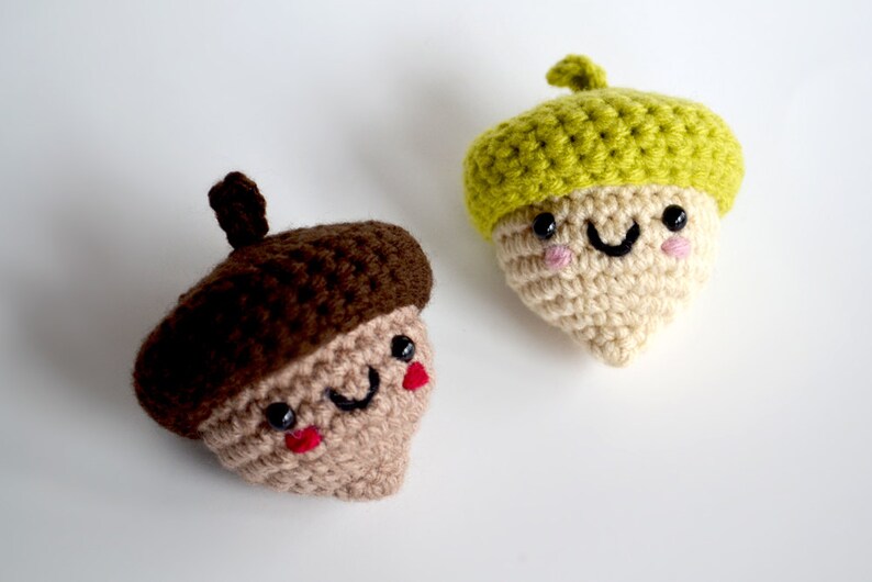 Amigurumi Acorn Crochet PDF Pattern image 2