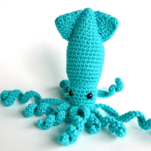 Amigurumi Sparkling Squid Crochet PDF Pattern image 3