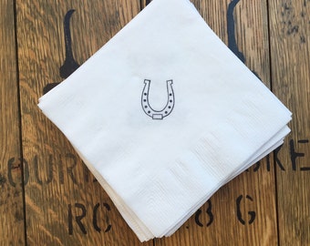 Horseshoe Napkins / Kentucky Derby Party  / Set of 400