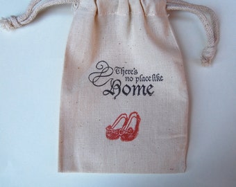 There's No Place Like Home /  Tin Man / Lion / Dorothy/ Wizard of Oz Party Favor Bags / Set of 50