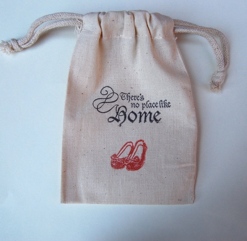 There's No Place Like Home / Tin Man / Lion / Dorothy/ Wizard of Oz Party Favor Bags / Set of 50 image 1