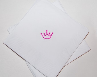 Princess Party Napkins / Set of 50 / Birthday Party