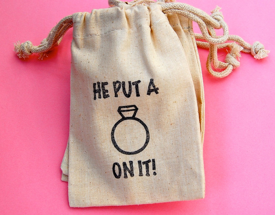 Muslin Bags / He Put a Ring on It / Set of 45/ Perfect for - Etsy