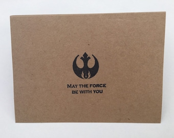 Star Wars note cards / Greeting Card / set of 10 / May the force be with you