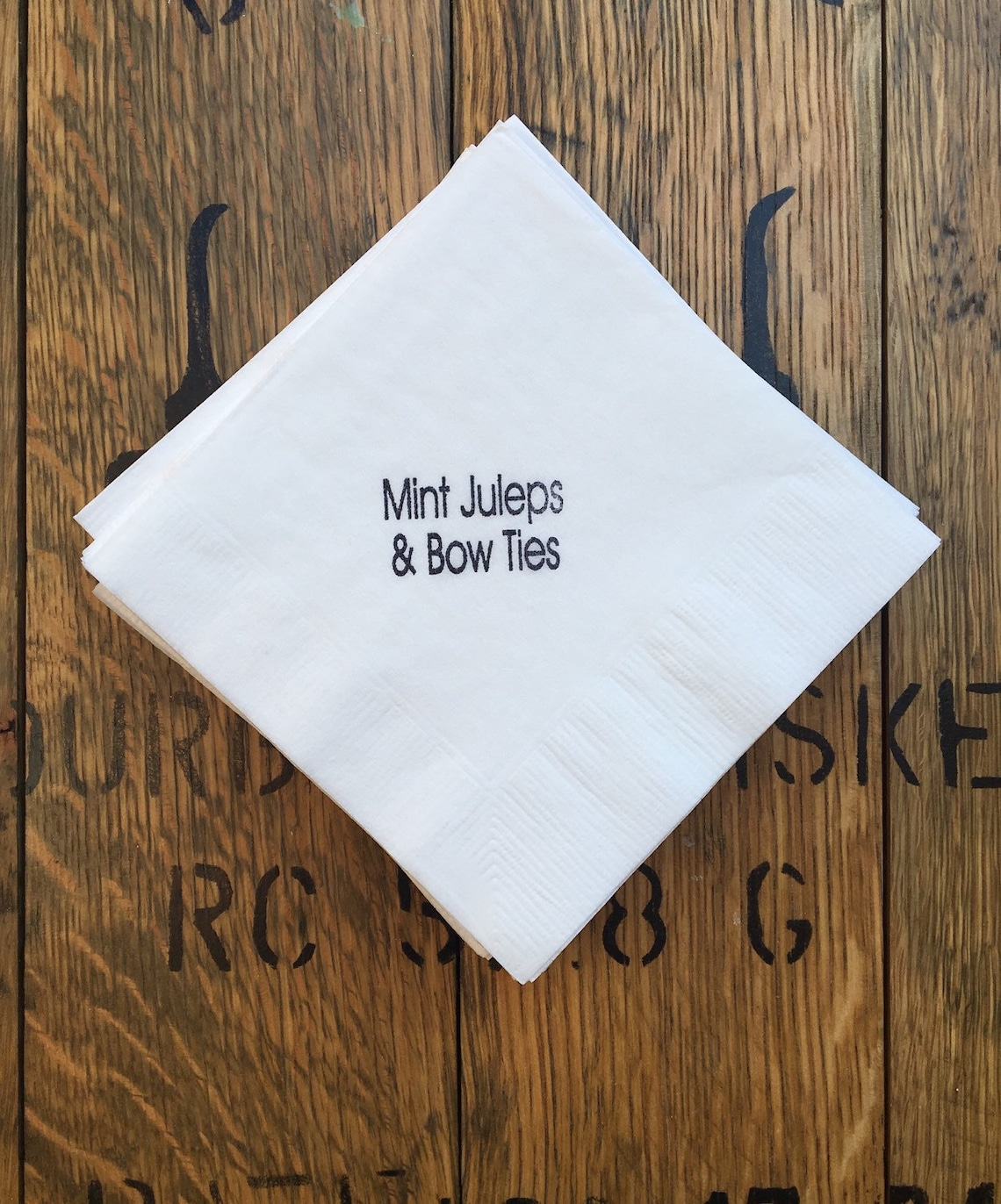 Kentucky Derby / Beverage Napkins / Bourbon Breath / Set of 50 Etsy