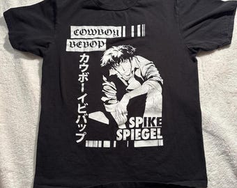 Cowboy Bebop Anime T-Shirt, Space Bounty Hunter 90s Tee, Cowboy Bebop TV Series Shirt, Comfort Colors Vintage Anime Tee