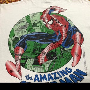 Vintage Amazing Spider-Man Comfort Colors Shirt, Retro Marvel Comics Cover Tee, MCU Fan Gift, Spiderman Graphic Shirt, Marvel Trip Tee image 2