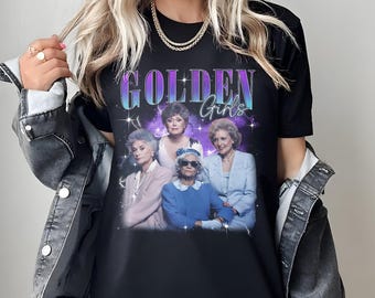 Vintage Golden Girls bleiben golden Shirt, das Golden Girls Fan Shirt, Golden Girls Liebhaber Geschenk, 80er Jahre TV Sitcom, Stay Golden Squad Tee