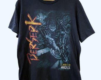 Berserk Guts Armor Shirt, Guts Black Swordsman Tee, 90s Vintage Anime Graphic, Manga Panel Merch, Anime Fan Gift