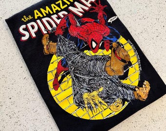 Vintage Amazing Spider-Man Comfort Colors Shirt, Retro Marvel Comics Cover Tee, MCU Fan Gift, Spiderman Graphic Shirt, Marvel Trip Tee