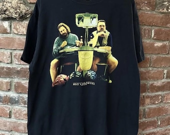 The Big Lebowski Movie T-shirt, Coen Brothers Film Tee, Vintage Cult Film Art Shirt