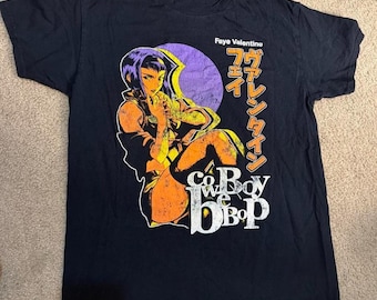 Cowboy Bebop Anime T-Shirt, Space Bounty Hunter 90s Tee, Cowboy Bebop TV Series Shirt, Comfort Colors Vintage Anime Tee