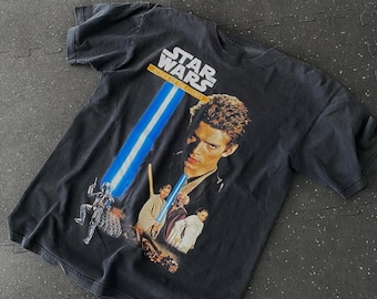 Vintage Attack of The Clones Shirt, Star Wars Movie Poster Shirt, Anakin Skywalker Padme Amidala Disney World Shirt, Star Wars Fan Gift