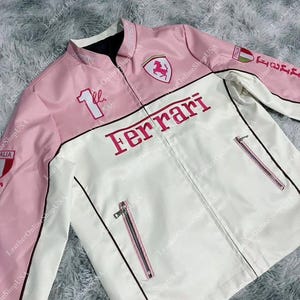 Pink Ferrari Jacket - Etsy