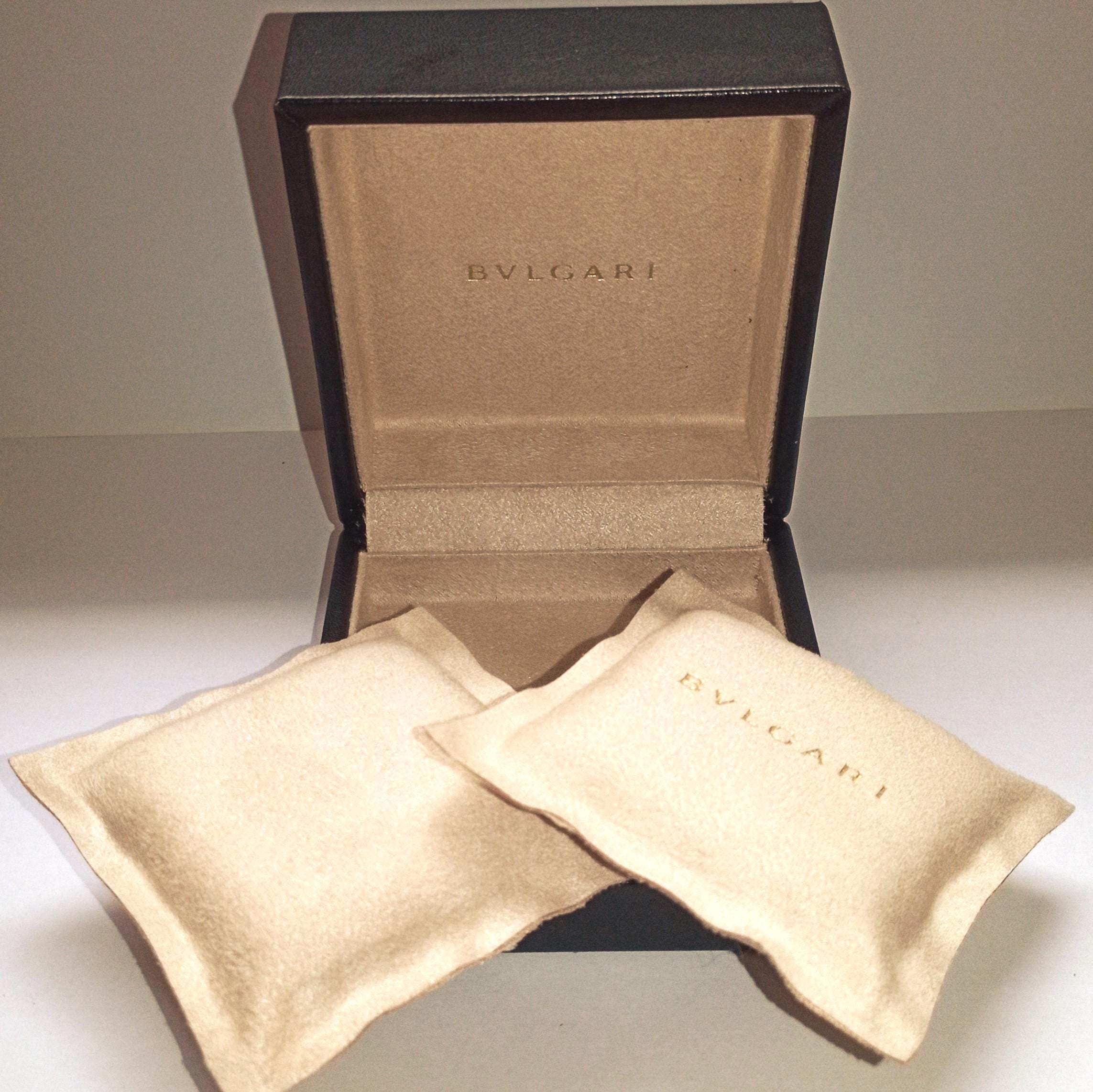 Bvlgari Black and Gold Jewelry Box Bvlgari Grained Leather Serpenti Forever Jewelry Box - Black  main image 2