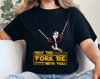 May The Fork Be With You Shirt, Funny Chef Tee, Food Lover Gift 464794