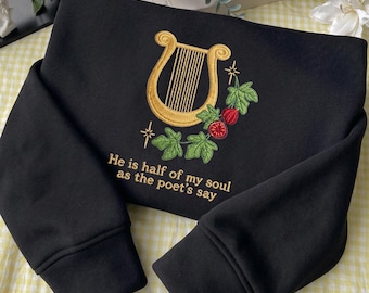Song of Achilles Hoodie, He Is Half Of My Soul Sweatshirt, Greek Mythology Bookish Gift