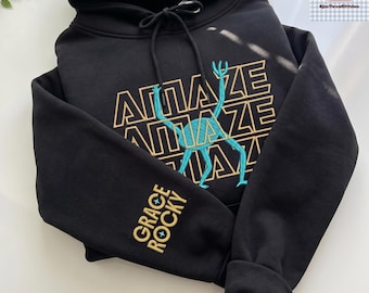 Project Hail Mary Rocky Astronaut Space Embroidered Sweatshirt, Project Hail Mary Inspired Graphic Tee, Cute Astronomy Gift for Her