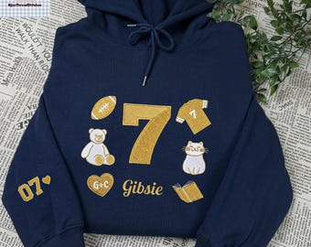 Gibsie Boys of Tommen Embroidered Sweatshirt and Hoodie |  Rugby Team Sweatshirt, Chloe Walsh Binding 13 Gibsie Claire Bear Molloy Gift
