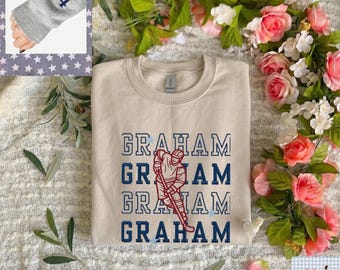 Briar University Graham 44 Embroidered Sweatshirt, Hockey Romance Bookish Gift, Romance Reader Sweater