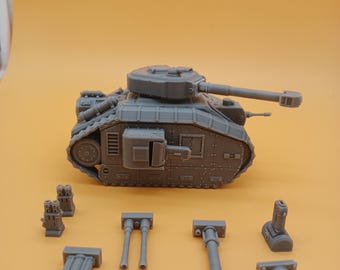 Squad of 3 Medium Battle Tank "B1 Leman " pattern