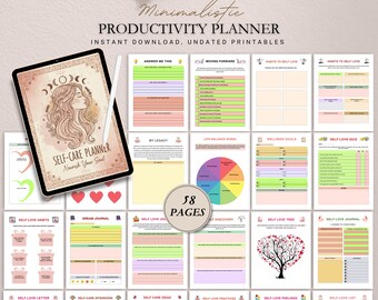 Self-Care Journal, Emotional Wellness Planner (Digital Download)