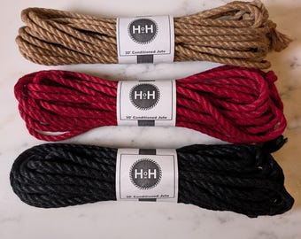 Conditioned Jute Rope For Shibari