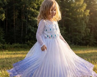 Princess Dress for Girls Elsa Dress for Girls Frozen Princess Dress Elsa  Dress up Elsa Cotton Dress - Etsy