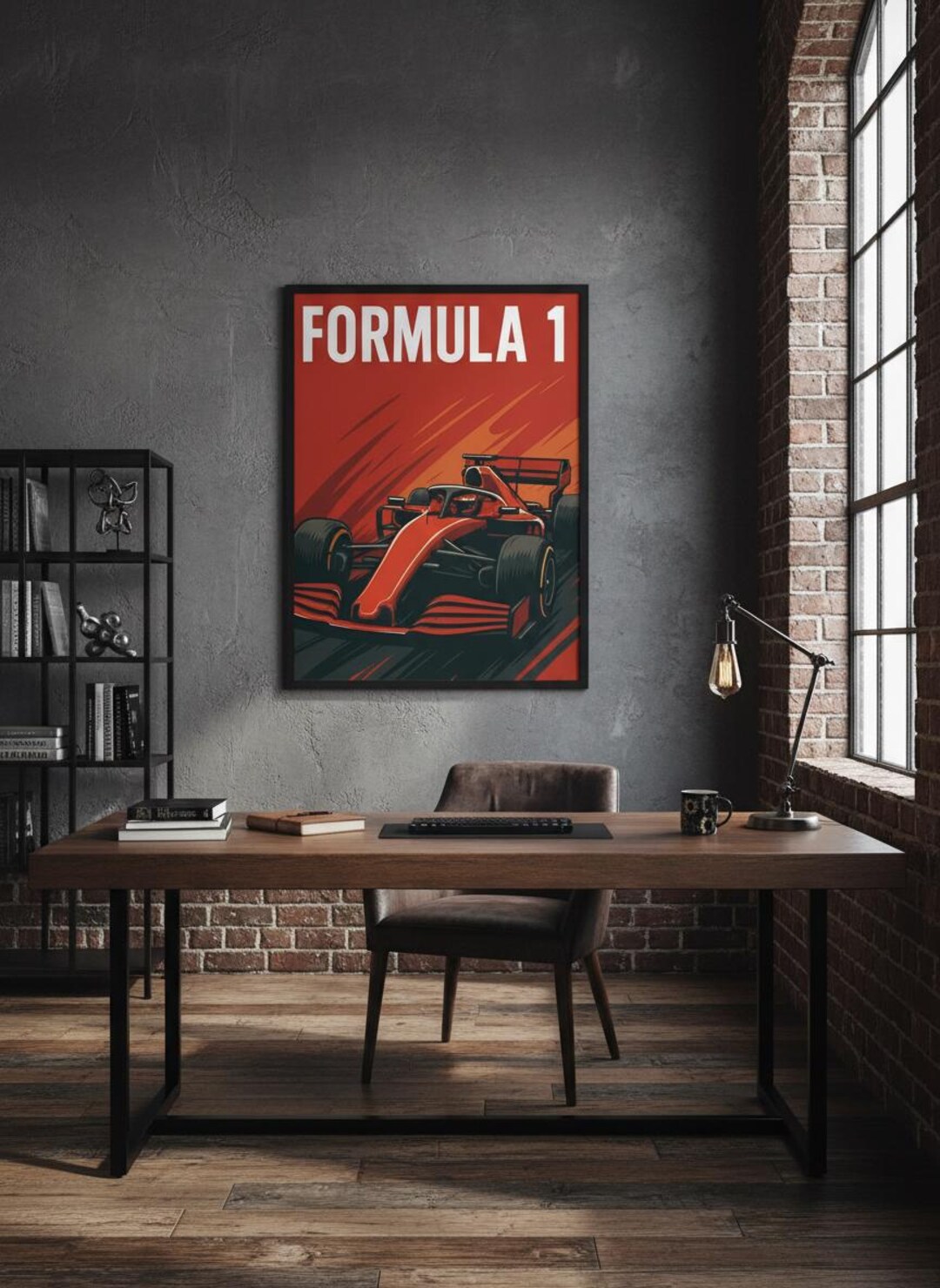 Formula One Car Racing Poster F1 Racing Poster | Formula One Wall Art | Modern Motorsport Print | Car ...