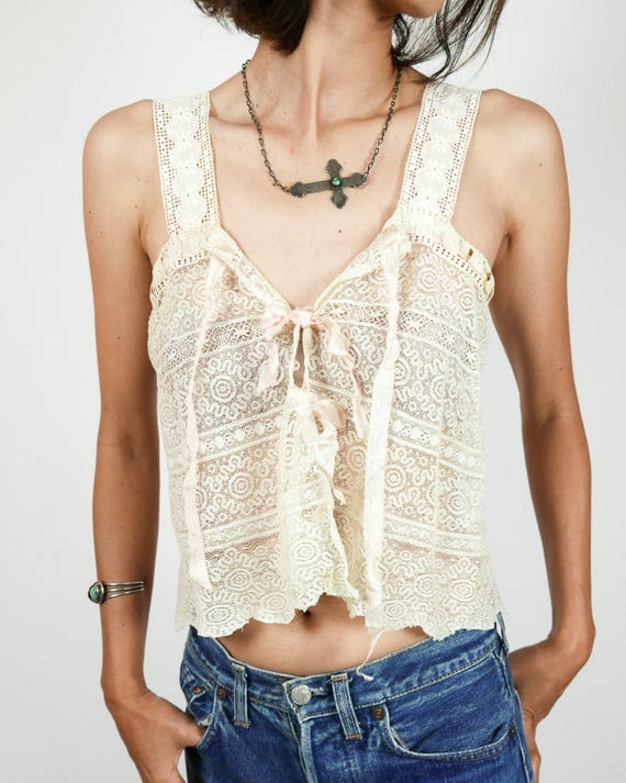Lace Triple Tie Camisole