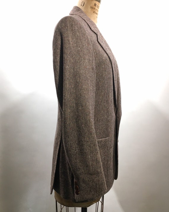 1970s Yves Saint Laurent Tweed Blazer M - image 3