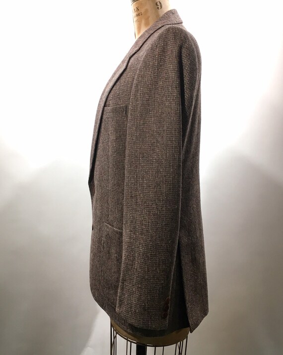 1970s Yves Saint Laurent Tweed Blazer M - image 4