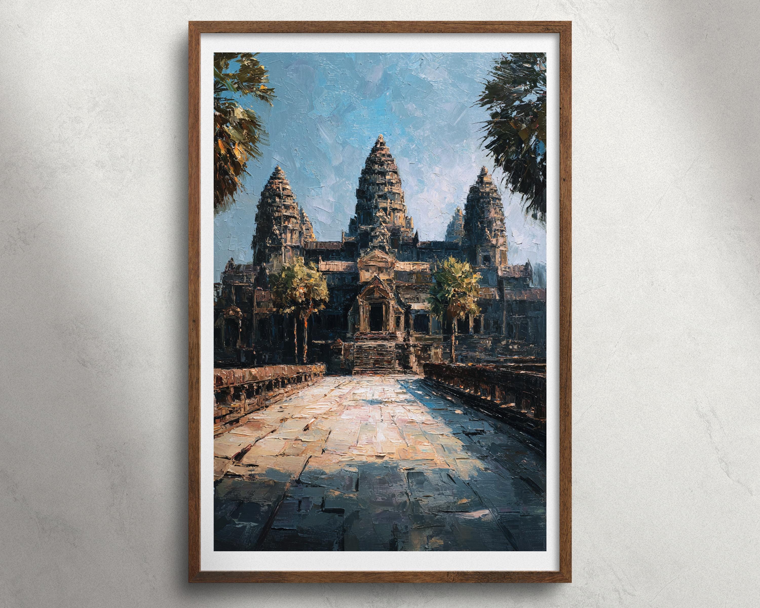 Cambodian oil painting - Etsy 日本