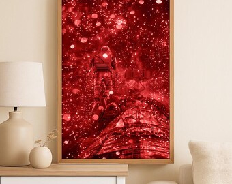 Project Hail Mary Movie Poster, Ryland Grace Canvas Poster, Sci-Fi Space Adventure Wall Decor, Andy Weir Book Fan Art Poster