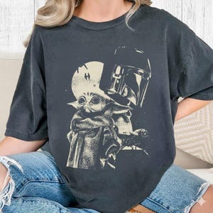 The Mandalorian And Grogu Baby Yoda Shirt Disneyland StarWars 2026 Shirt Disneyland Family Matching Shirt Father Day Shirt Gift For Dad 41 image 1